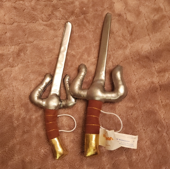 Build-A-Bear Teenage Mutant Ninja Turtles TMNT Raphael 10" Sai Swords WeaponsT - Picture 1 of 10